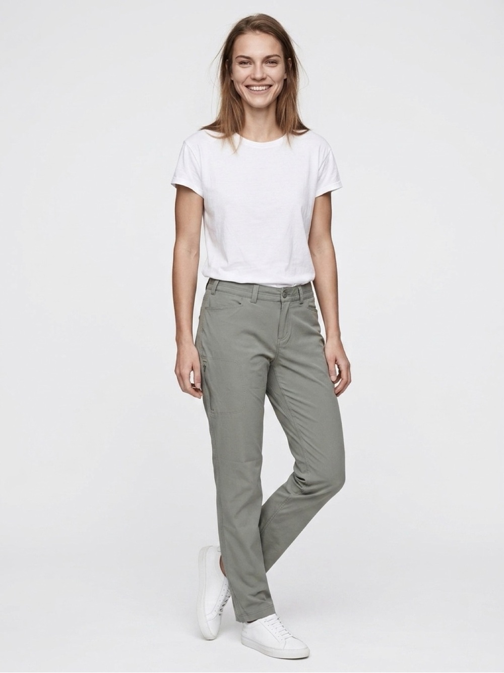 Willit Women’s Outdoor Hiking Pants Activewear Size 10 Pockets Straight Leg